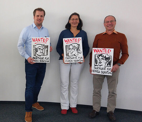 PLATO Certified Consultants: v.l. Andreas Wilhelm (10 Jahre), Dr. Britta Maid (10 Jahre), Edwin Herter (15 Jahre)